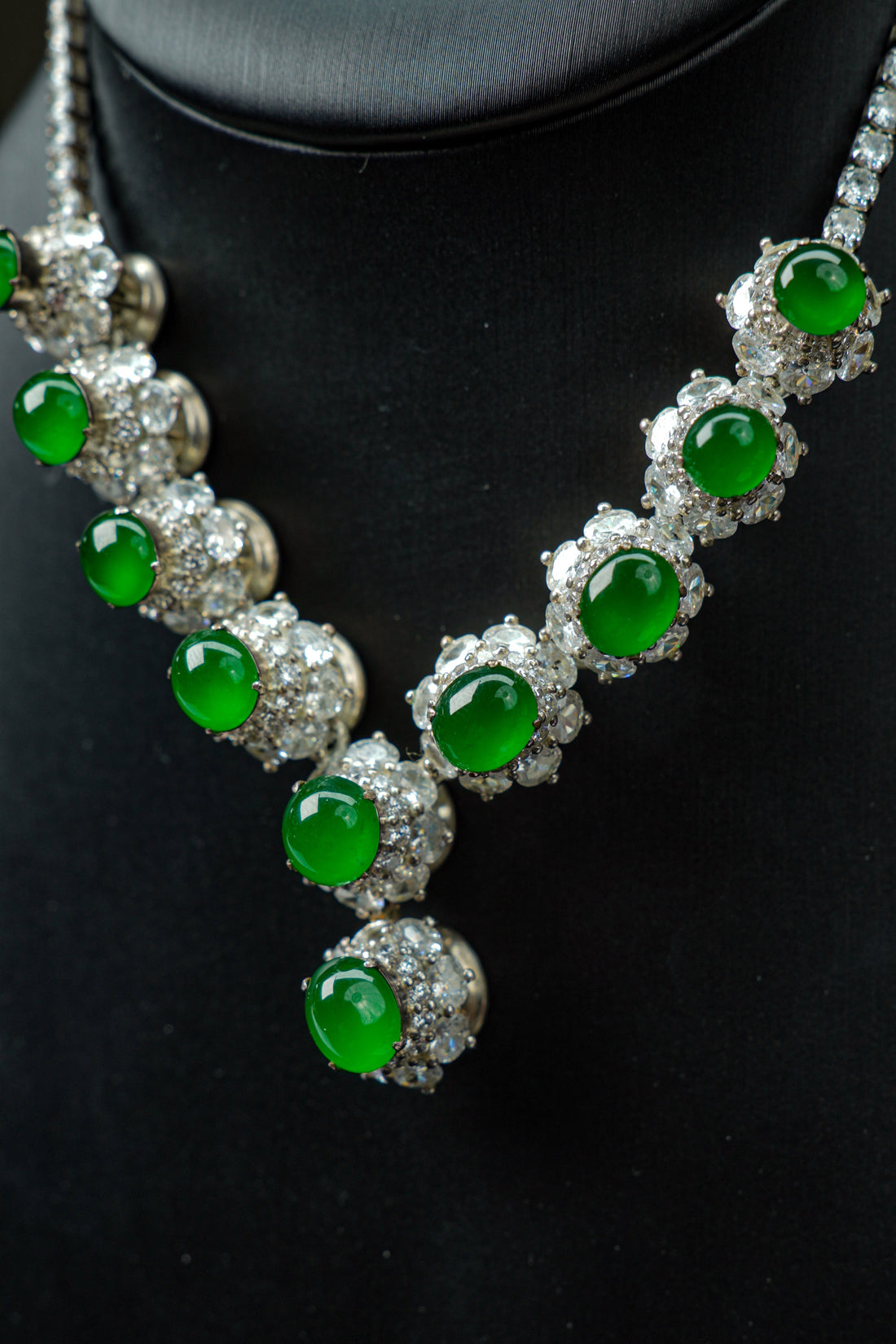 action level jadeite necklaces