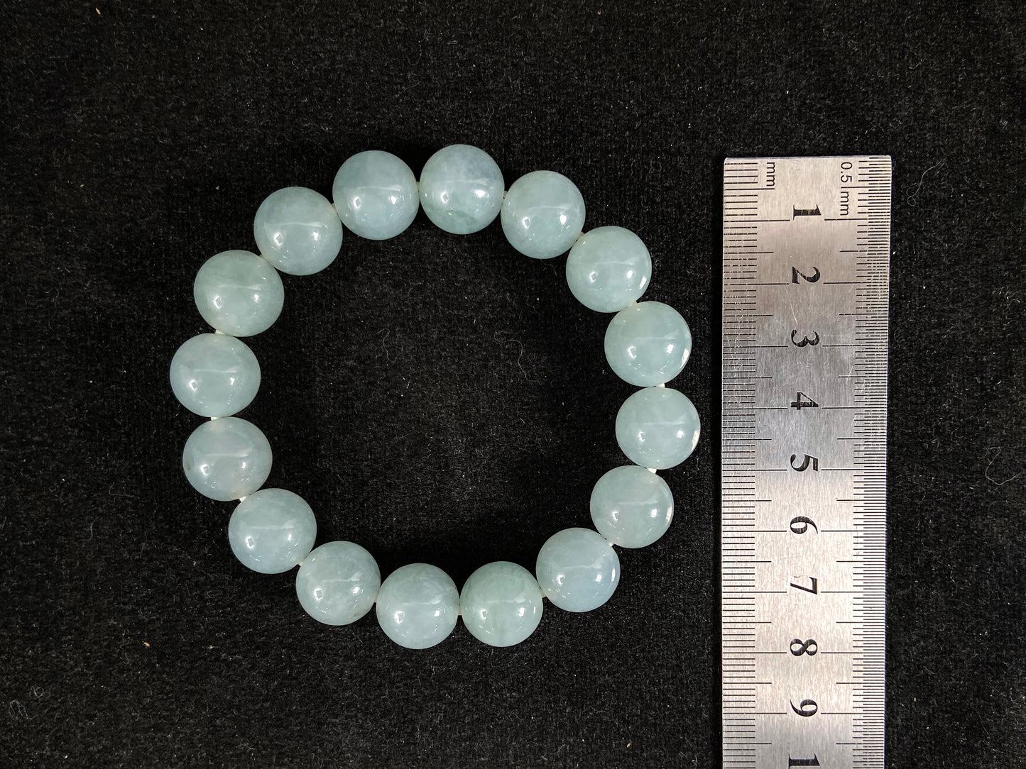 Soft Light Green Strand Elegant Gift · Jadeite Bead Bracelet