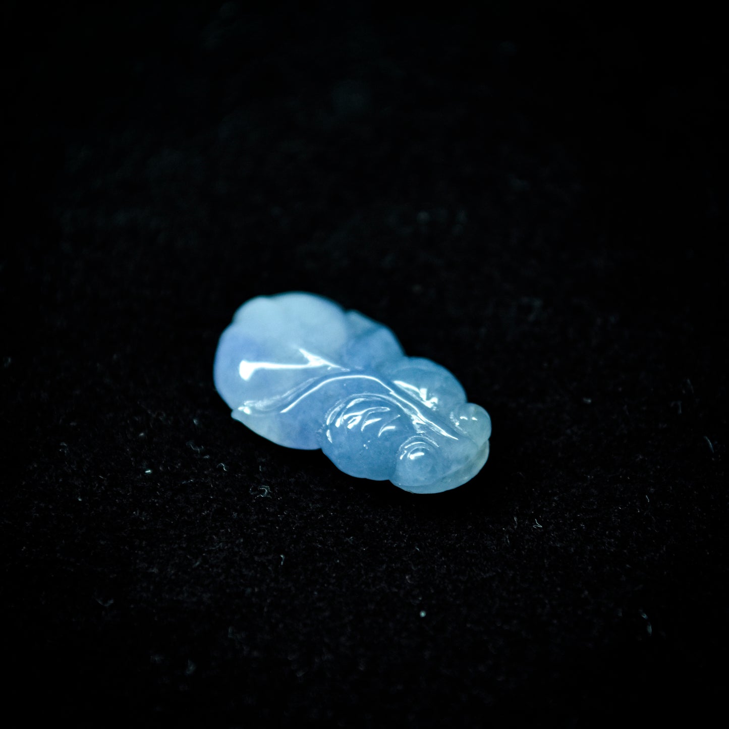 Fortune's Whisper | Koi Shaped Jadeite Pendant