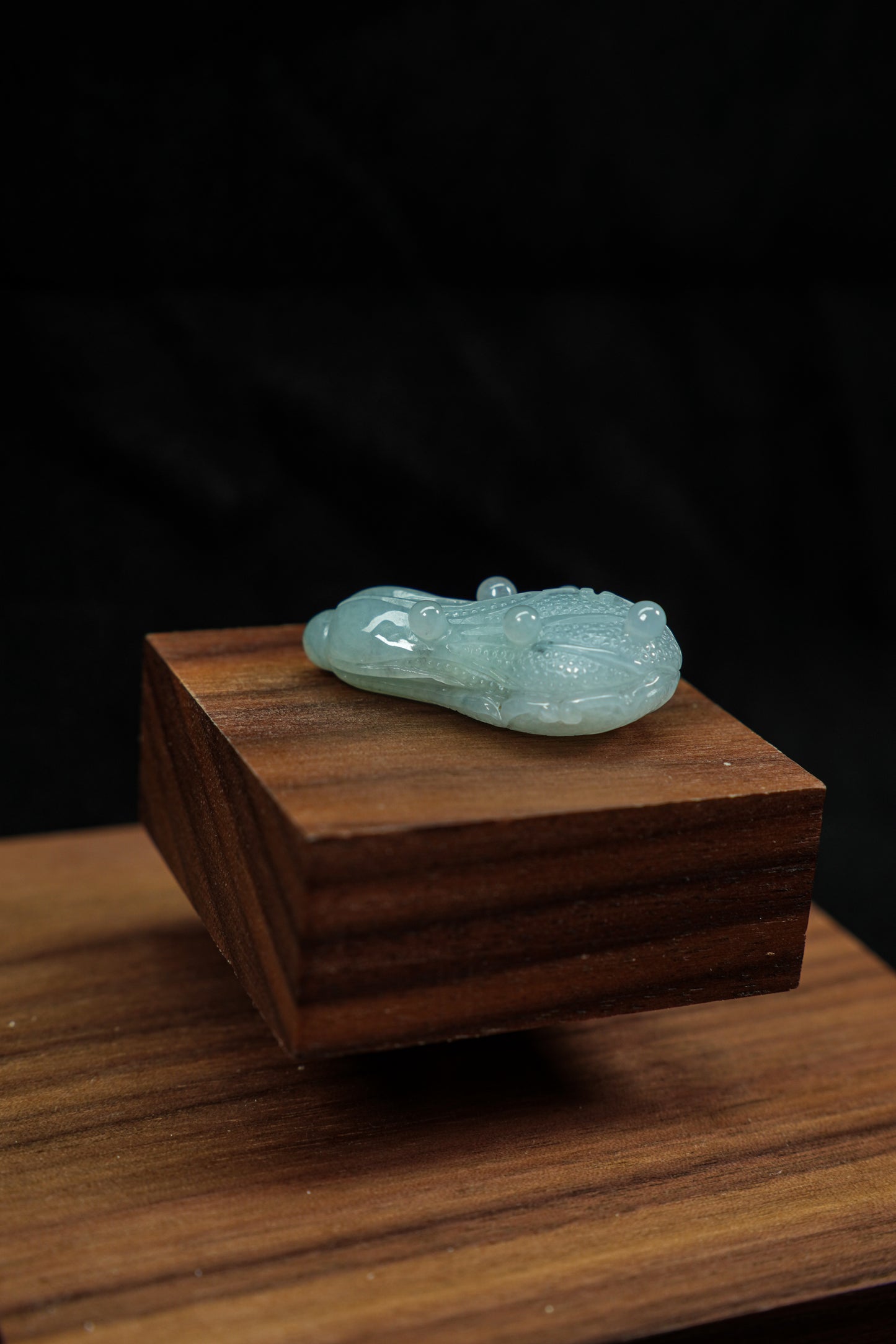 Glowing Jadeite Cabbage Pendant