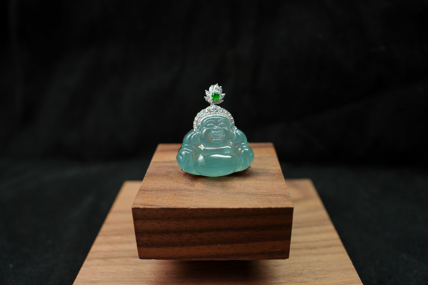 Ice Jadeite Buddha Pendant