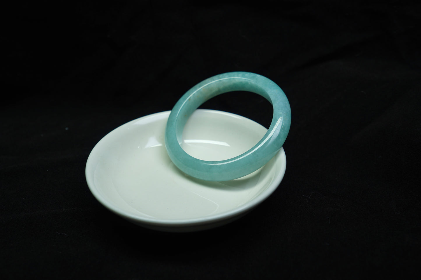 Spring Light · Celadon Green Jadeite Bangle