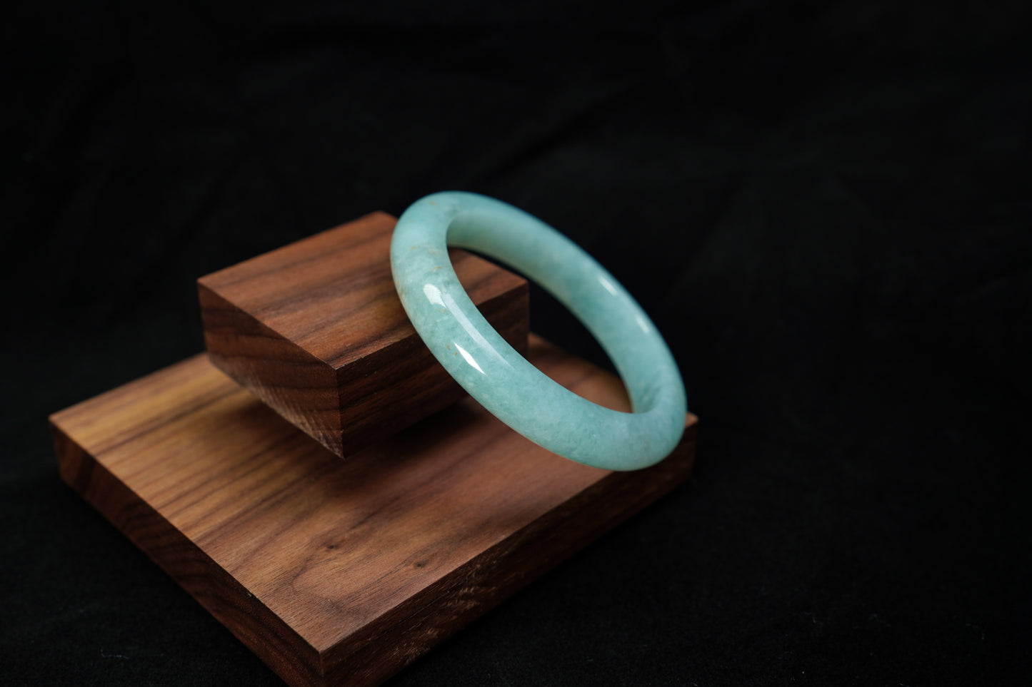 Spring Light · Celadon Green Jadeite Bangle