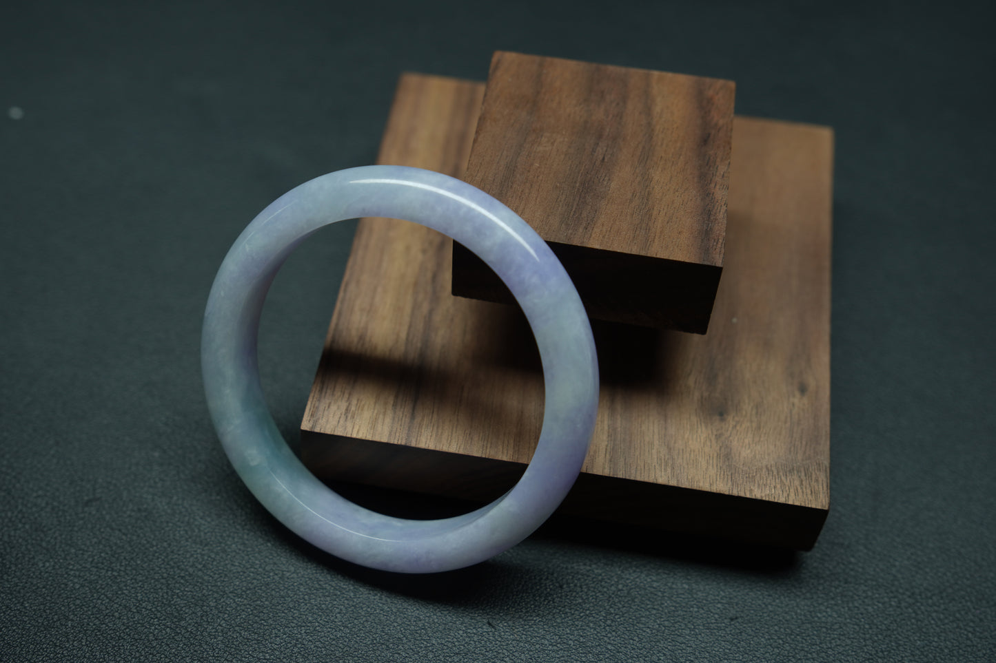 Lavender & Green Jadeite Bangle