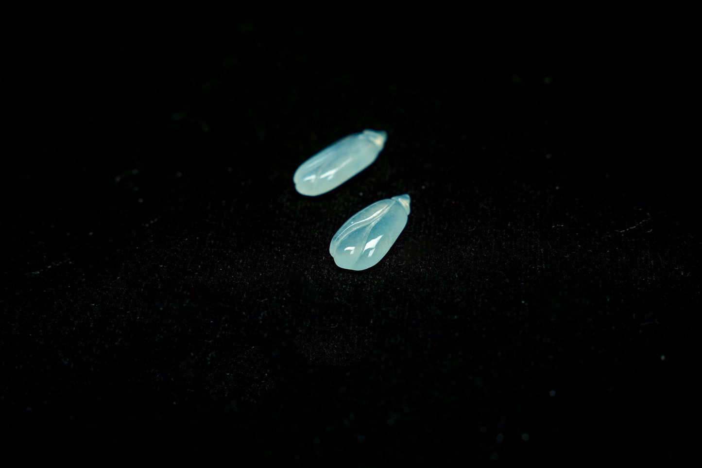 Twin Blossoms · Ice Jadeite Magnolia Pair (Customizable for Earrings)