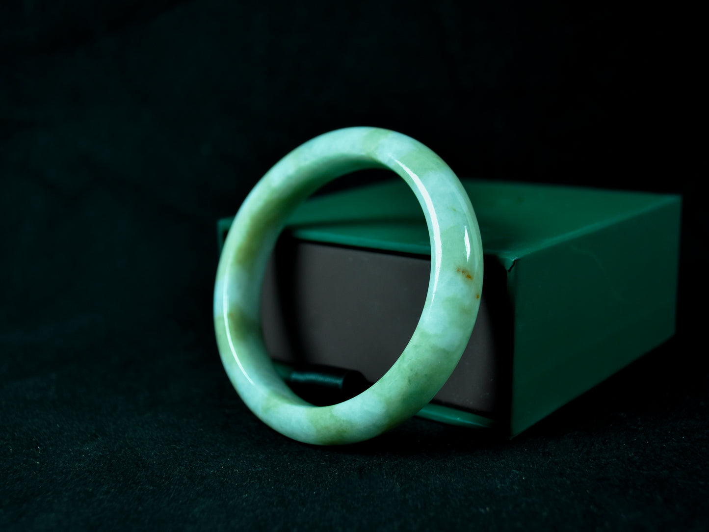 Stillness Within · Burmese Jadeite Bangle (56mm)
