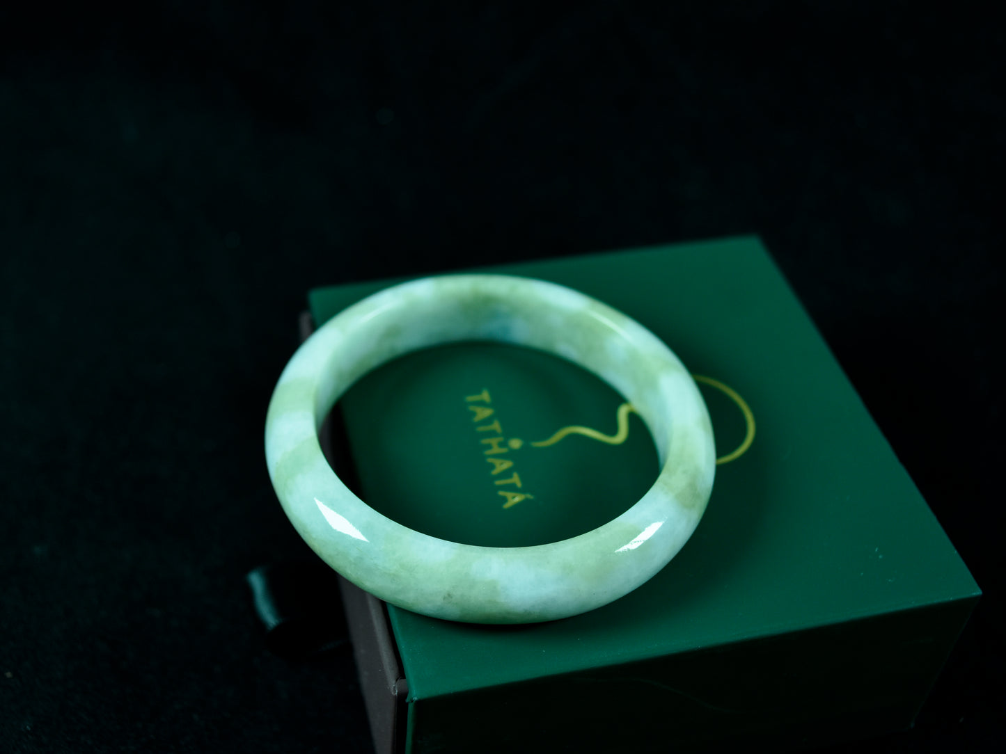 Stillness Within · Burmese Jadeite Bangle (56mm)