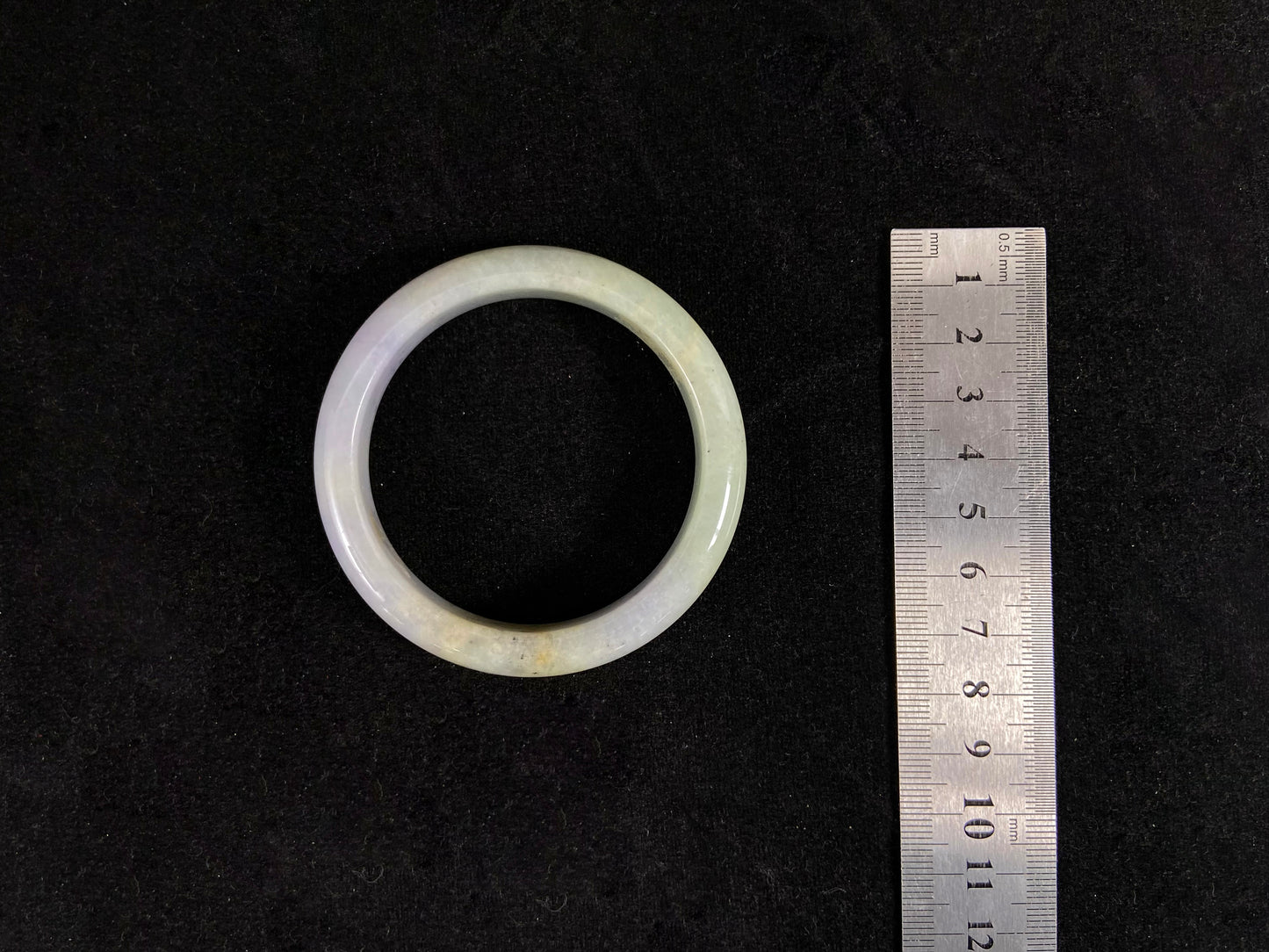 Golden Bloom · Burmese Jadeite Bangle (56mm)