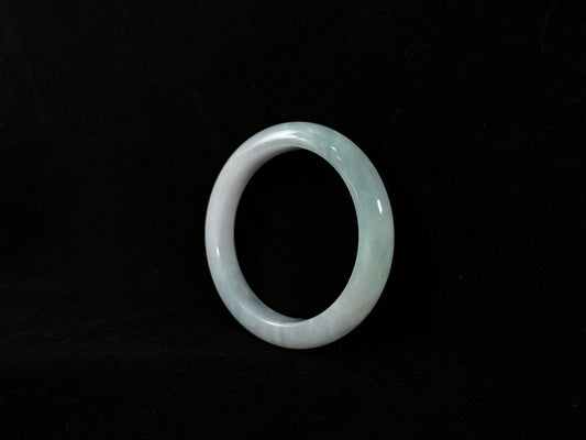 Ice Clear Jade Moist Plain Jadeite Bracelet, Peace and Good Fortune, Daily Versatile, Elegant Wrist Charm, Ideal Gift Choice Luxury