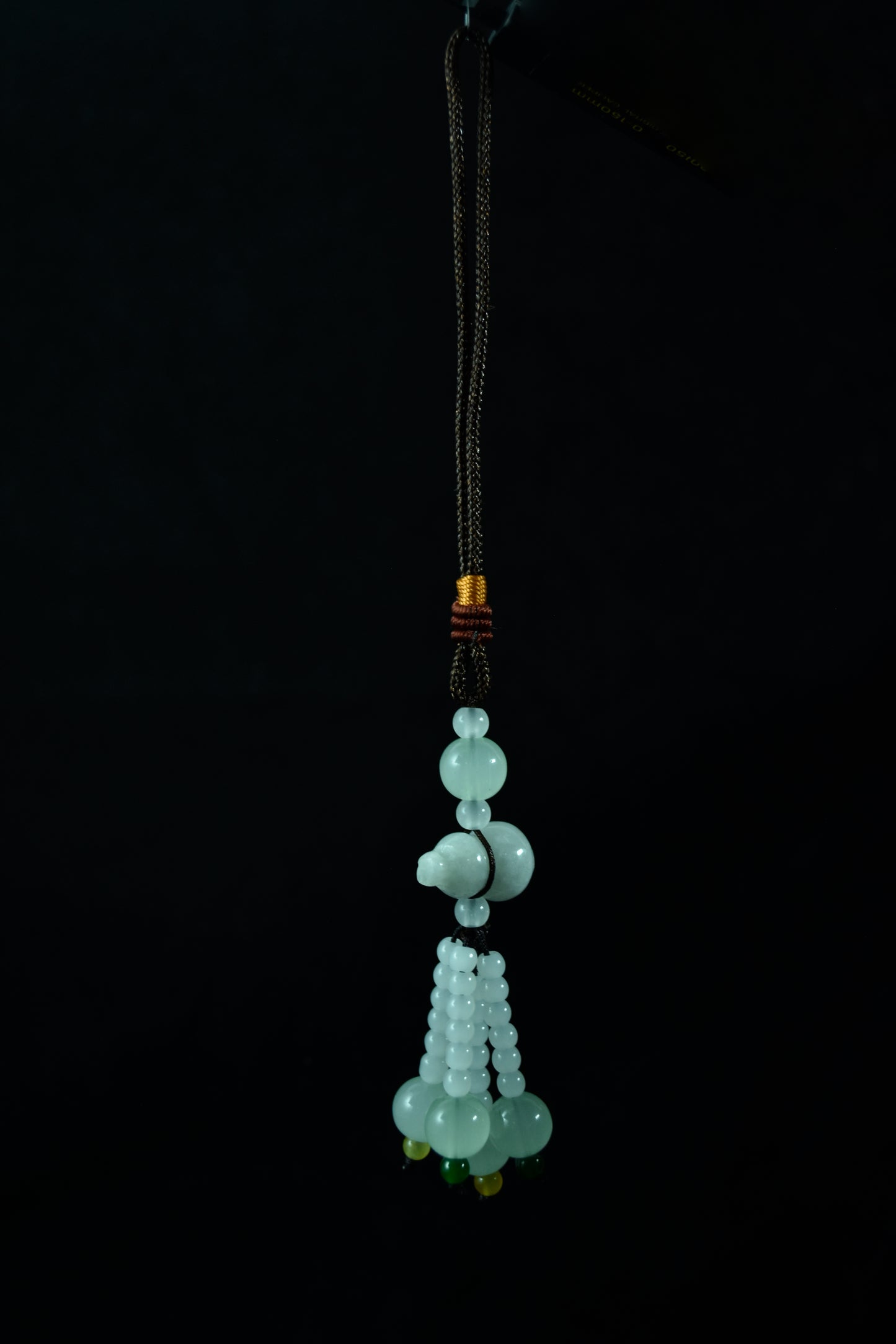 Jade Gourd Blessing Charm · Phone Strap or Car Pendant (78mm)