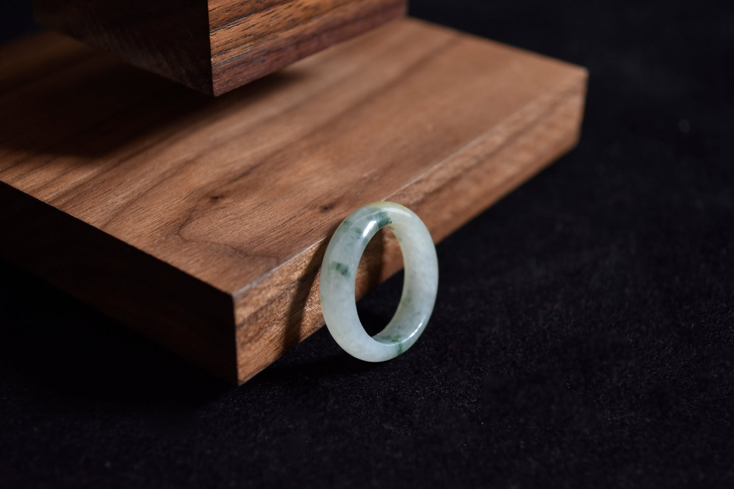 Forest Ember · Yellow & Green Jadeite Ring
