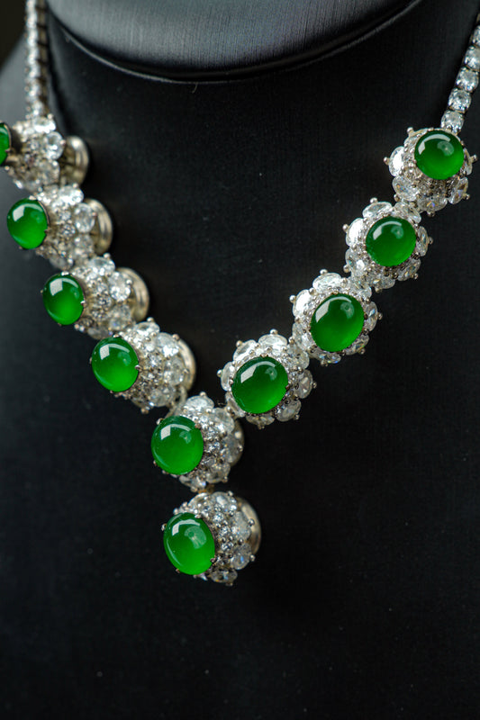 action level jadeite necklaces