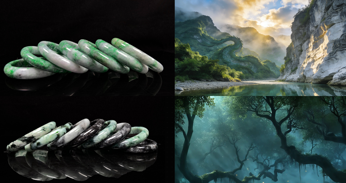 Eastern Heritage, Timeless Grace: The White Tiger and The Midnight Forest Bangle