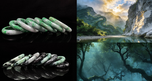 Eastern Heritage, Timeless Grace: The White Tiger and The Midnight Forest Bangle