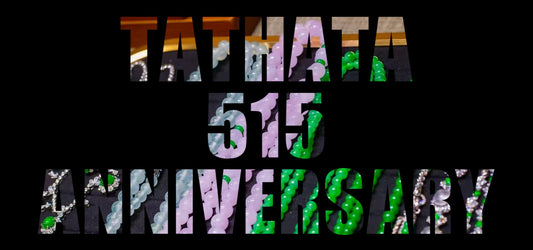 TATHATĀ Anniversary Week celebration banner with jadeite jewelry