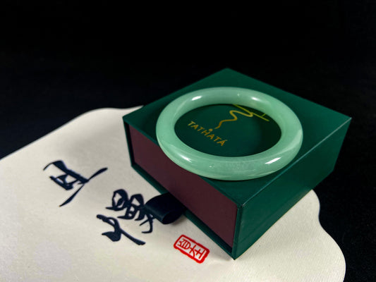 Apple Green Jadeite Bangle Custom Story | Tathata One