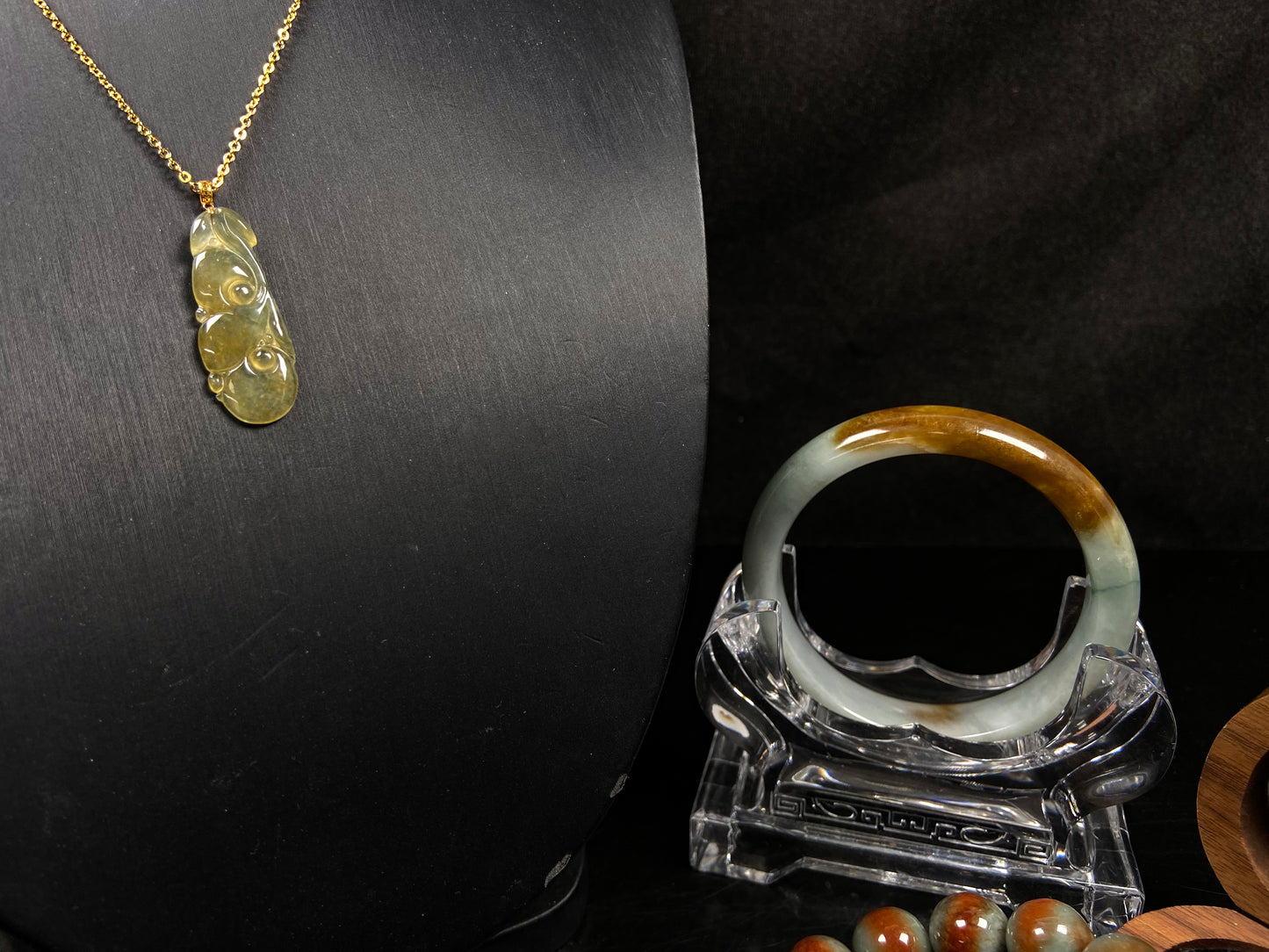 A set of sunset hour hues jadeite.