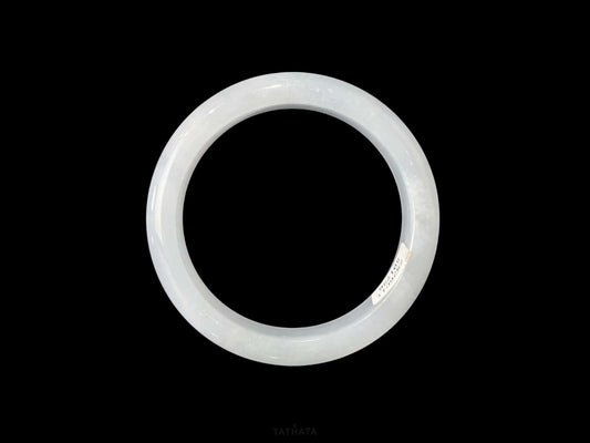 A milky white mist jadeite bangle.