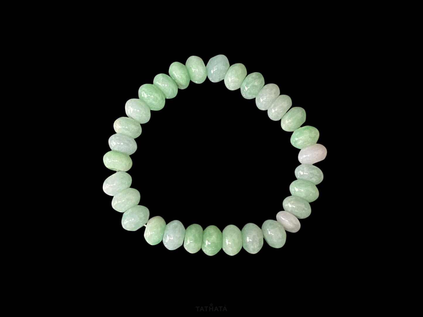 Tender Apple Green · Nature Burmese Jadeite Beads Bracelet