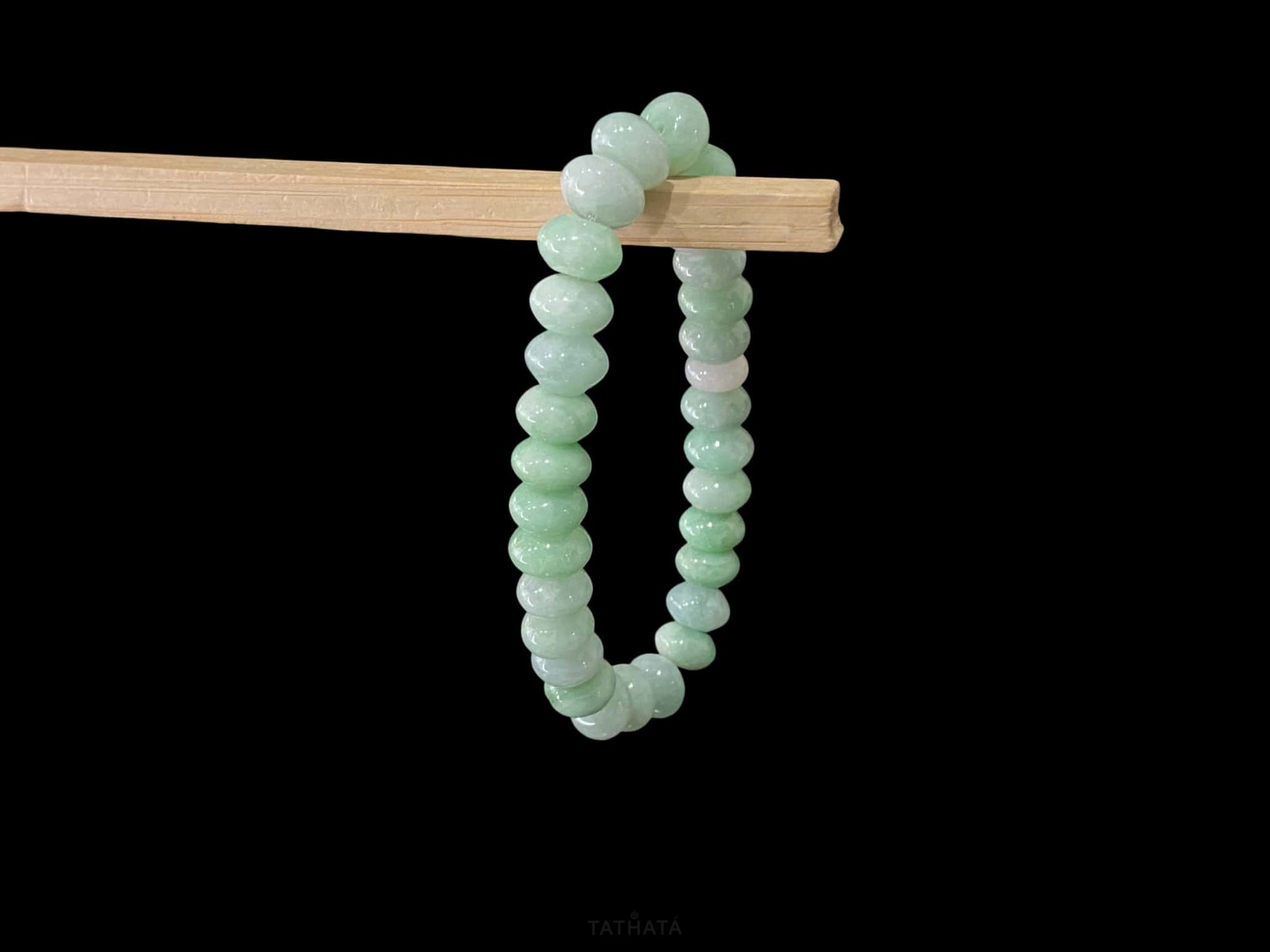 Tender Apple Green · Nature Burmese Jadeite Beads Bracelet