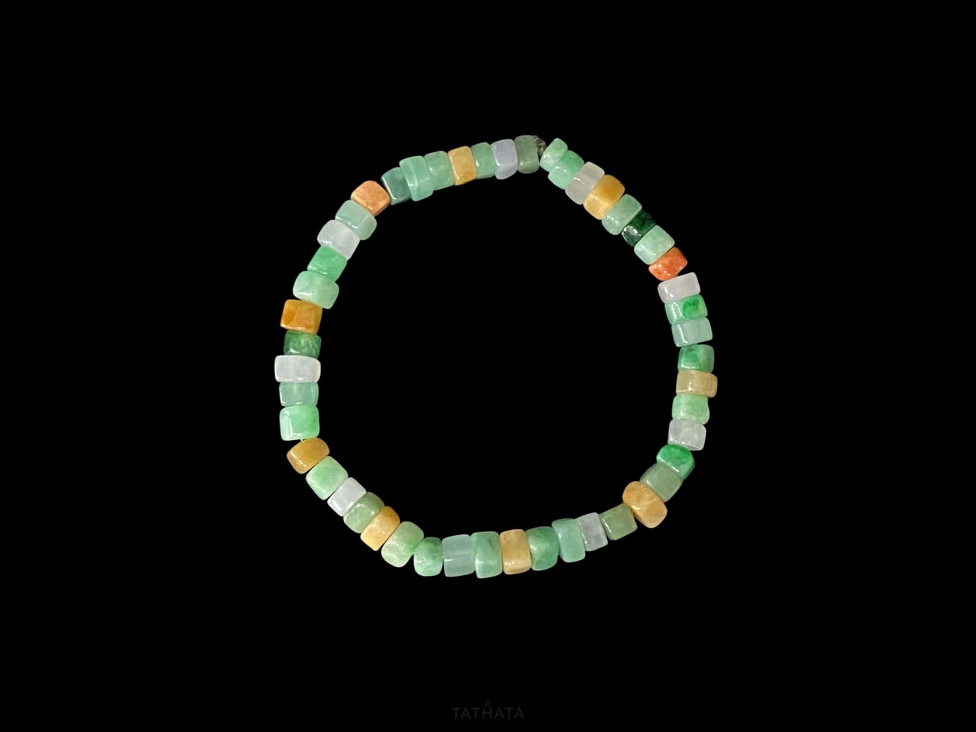 High Repeat Purchas | Auspicious Three Color · Nature Burmese Jadeite Beads Bracelet