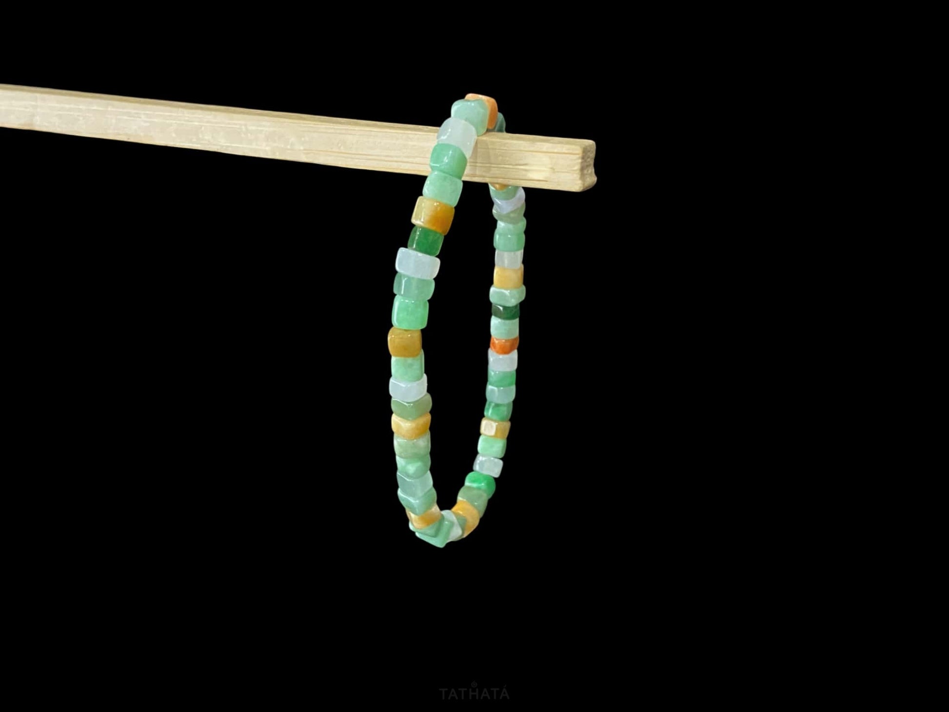 High Repeat Purchas | Auspicious Three Color · Nature Burmese Jadeite Beads Bracelet