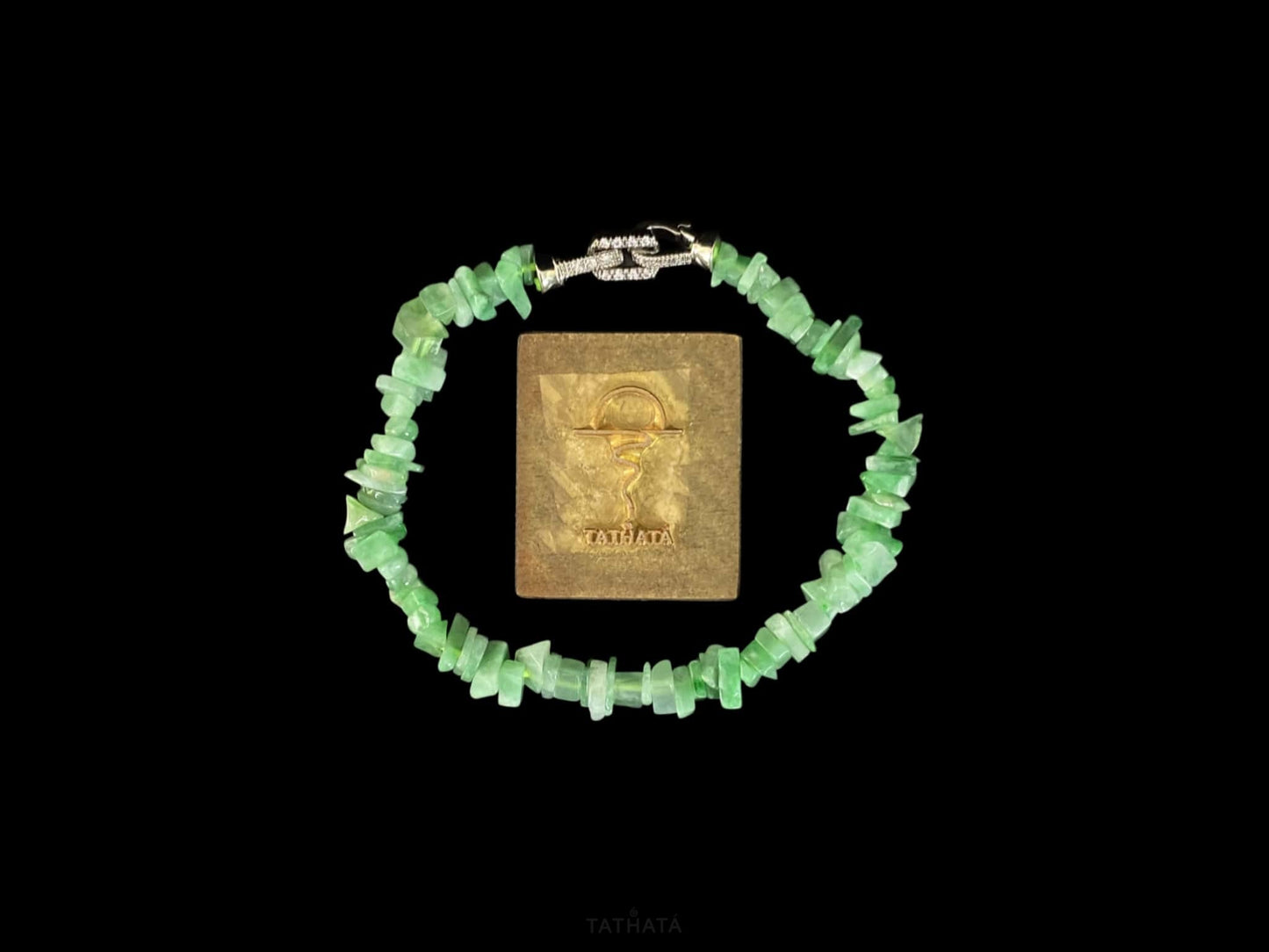 Riverside Green · Nature Burmese Jadeite Bracelet