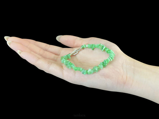 Riverside Green · Nature Burmese Jadeite Bracelet