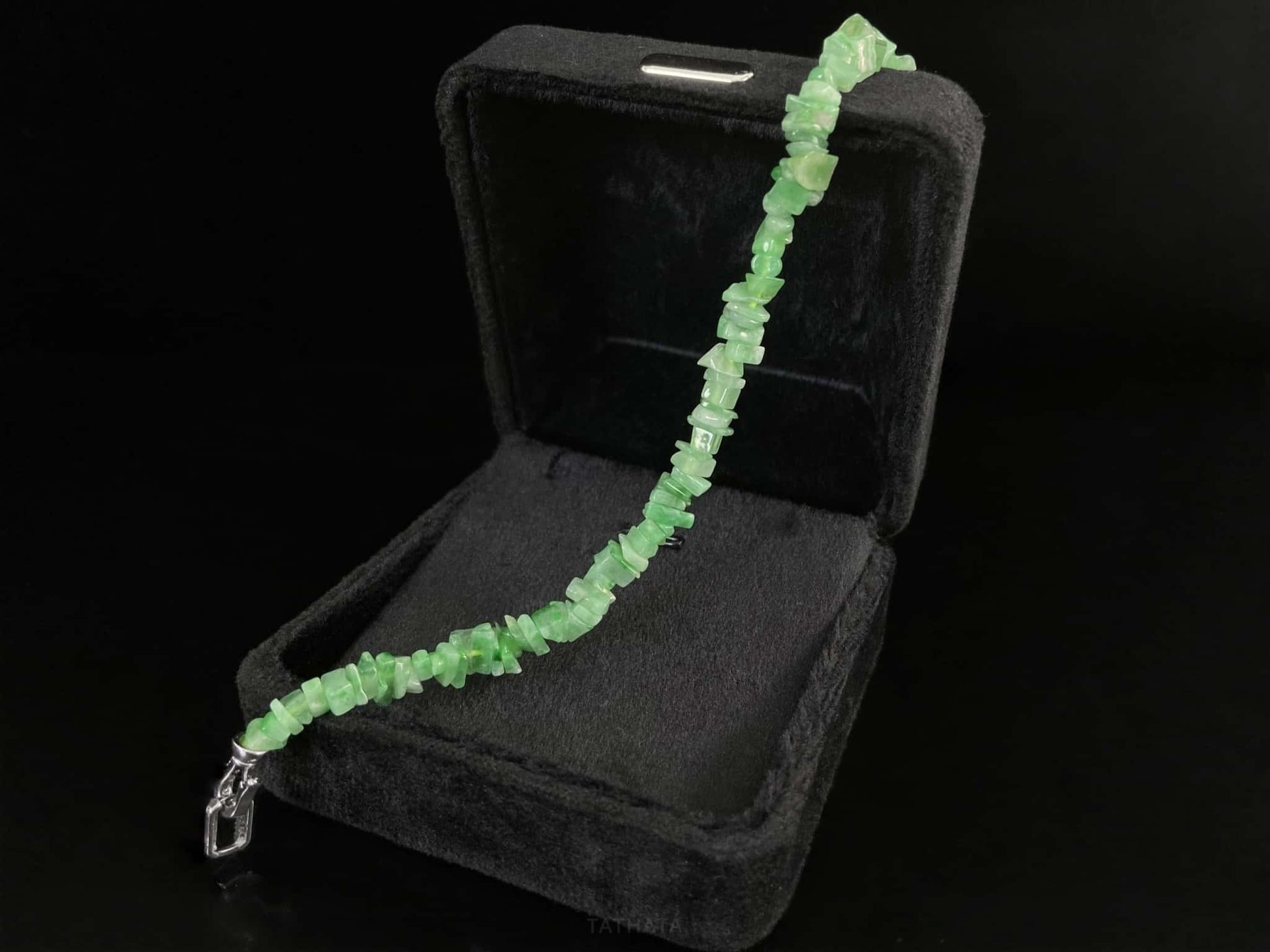 Riverside Green · Nature Burmese Jadeite Bracelet