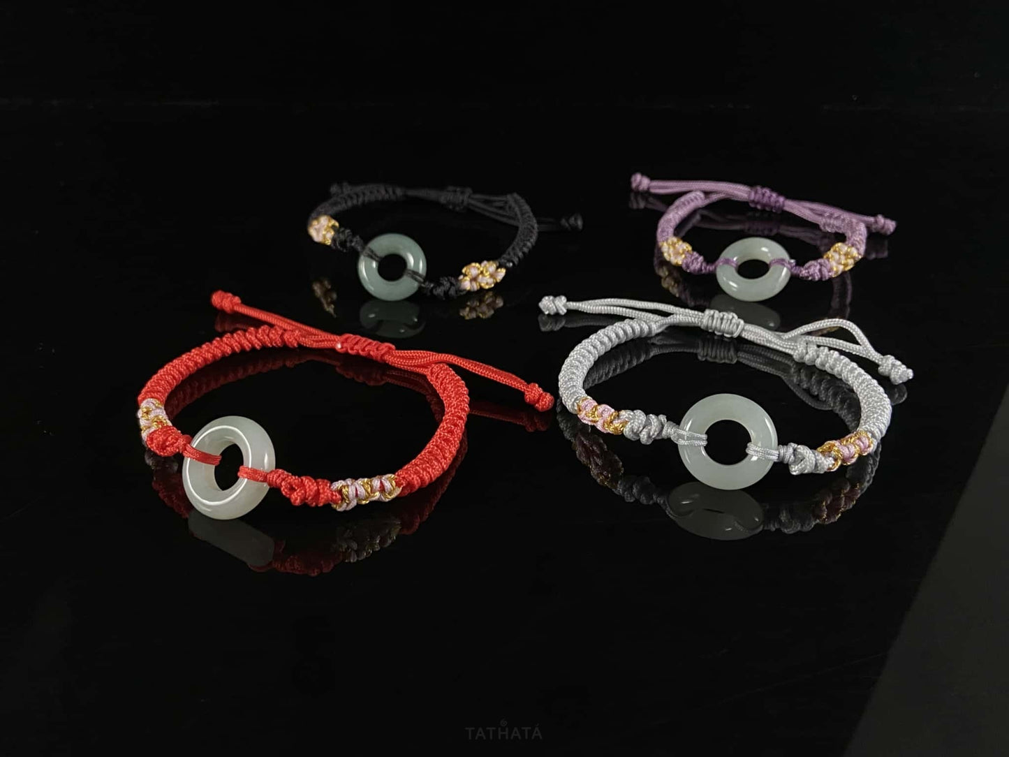 Pale Clear Peace Buckle · Nature Burmese Jadeite Bracelet