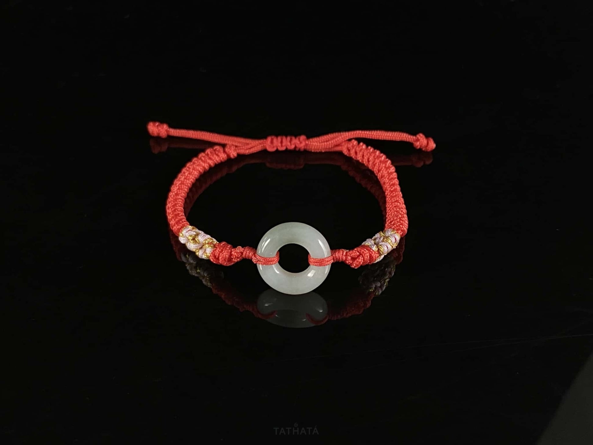 Pale Clear Peace Buckle · Nature Burmese Jadeite Bracelet