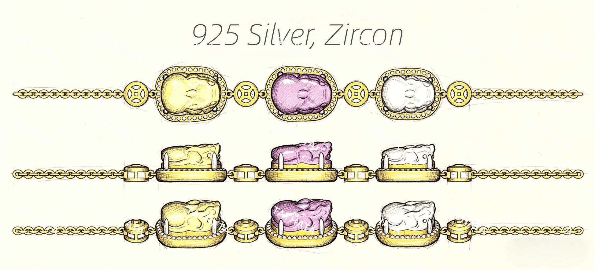 A rainbow Pixiu fortune jadeite bracelet.