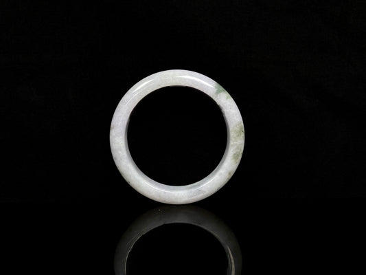 A mossy cloud hush jadeite bangle.