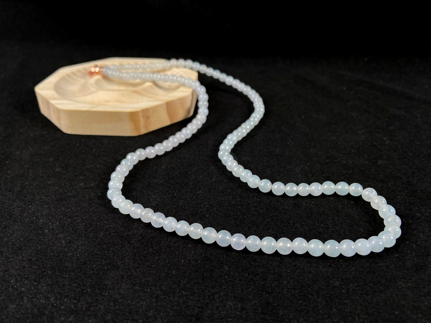 Galaxy Light Ice White Jade Beads