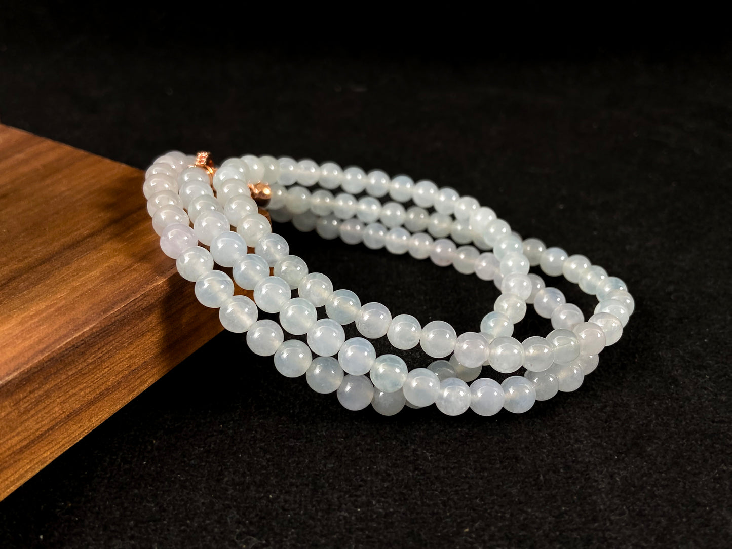 Galaxy Light Ice White Jade Beads