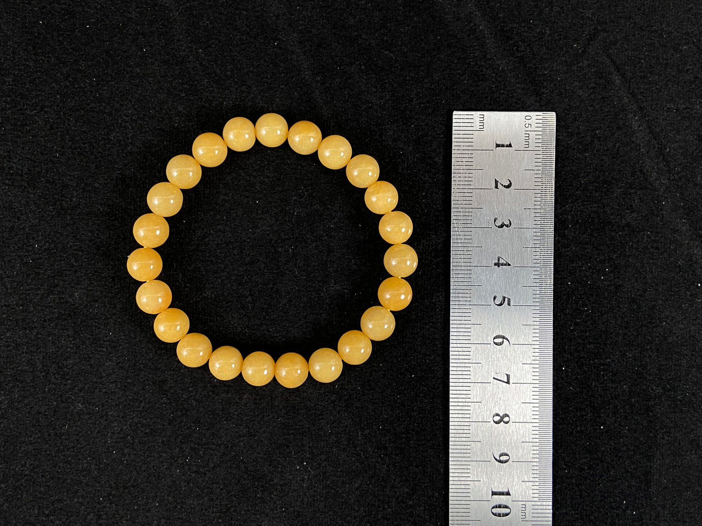 Rare Golden Jade Strand Intense Wealth Energy · Natural Burmese Jadeite Beads Bracelet