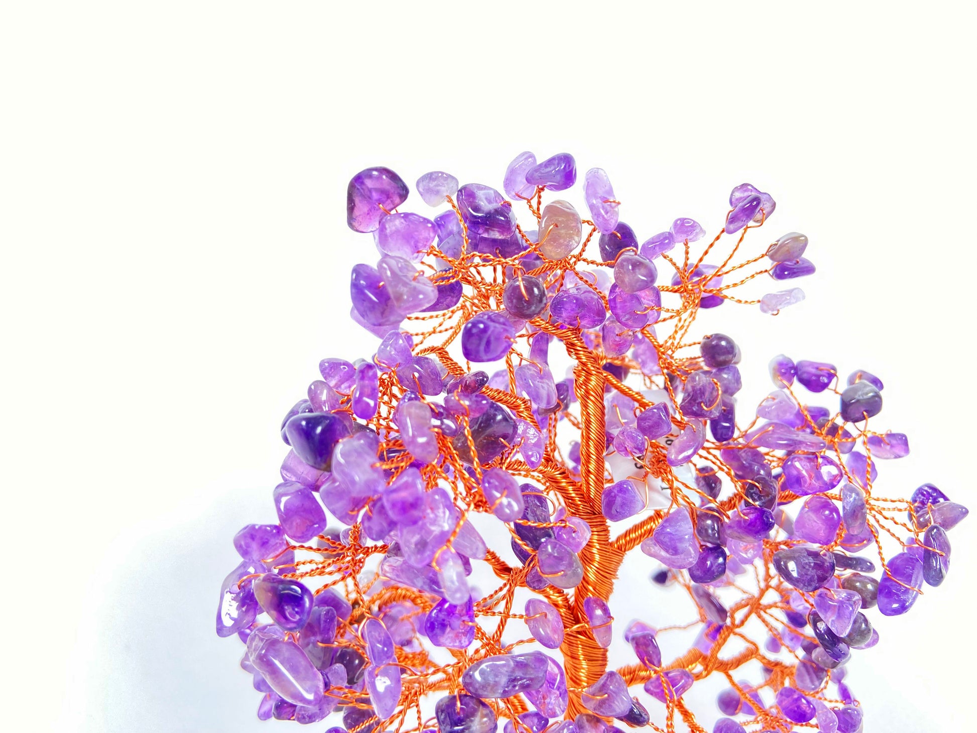 An amethyst crystal tree.