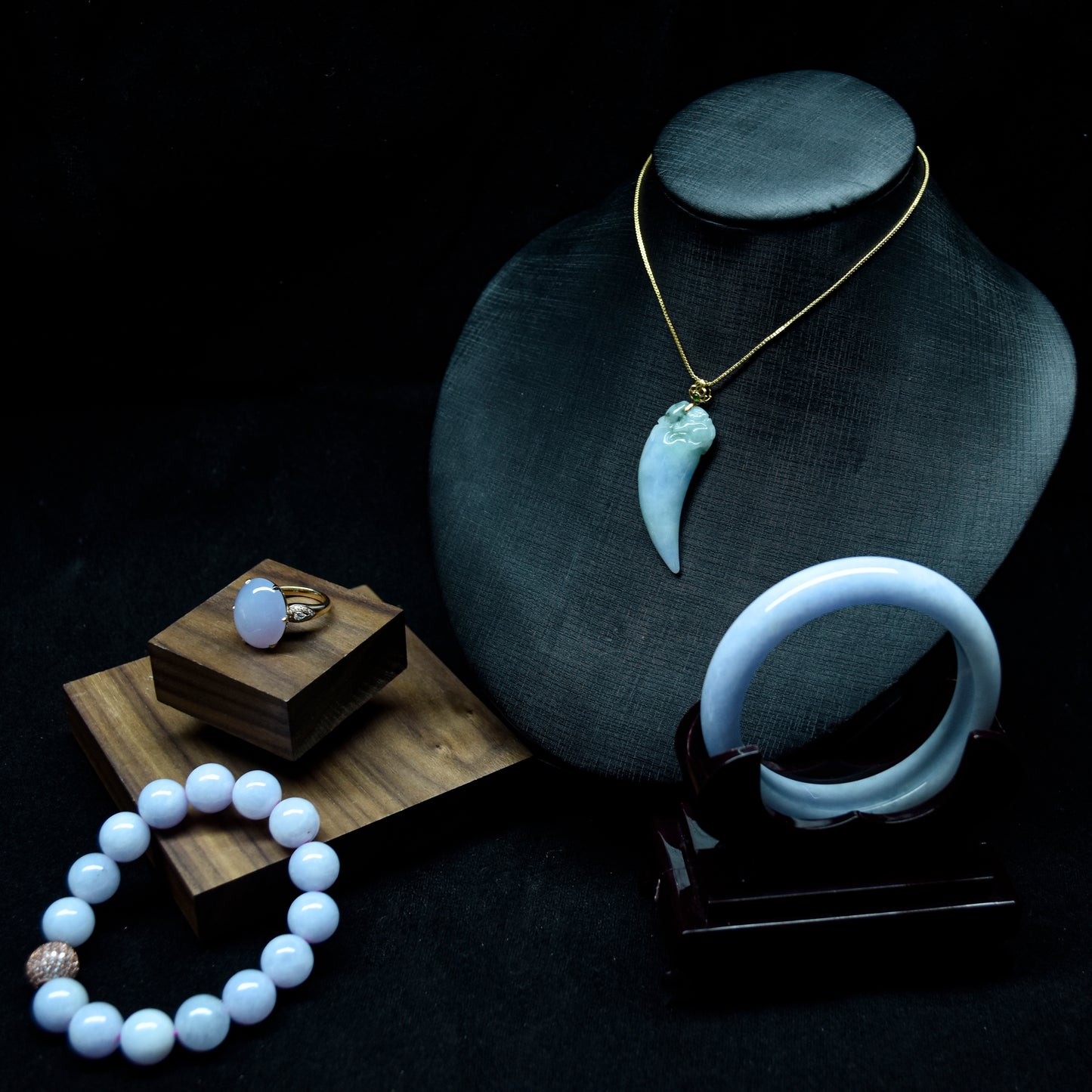 Aligned Jade Set – Personalized Trio Matching