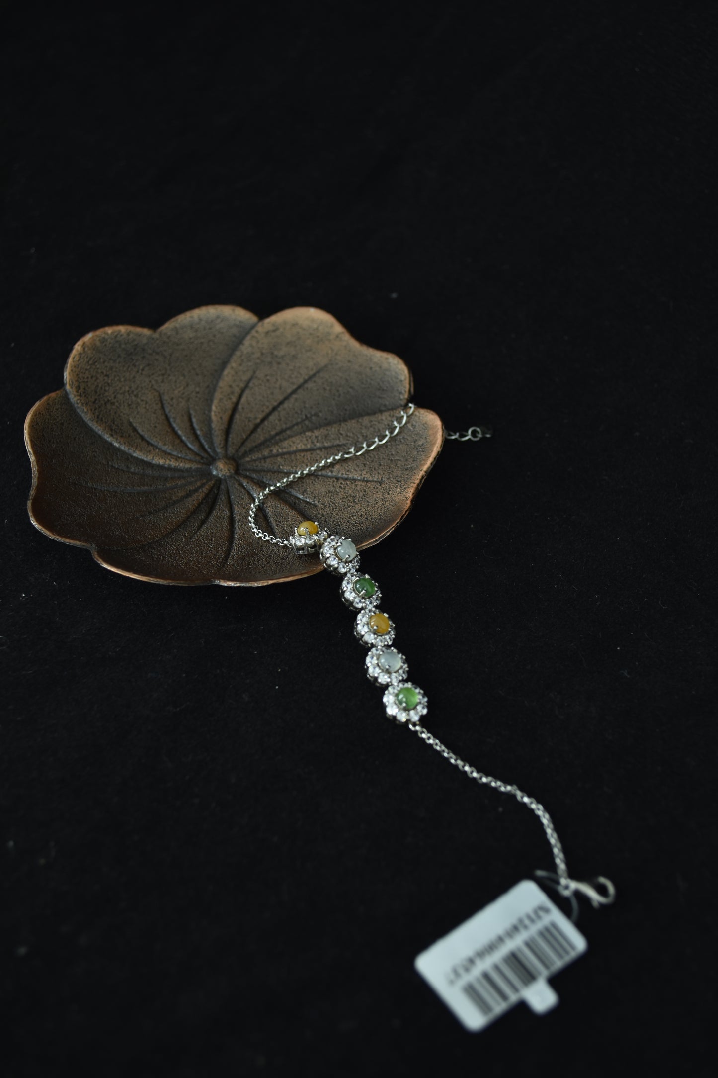 Harmony in Bloom · Five-Element Jadeite Necklace