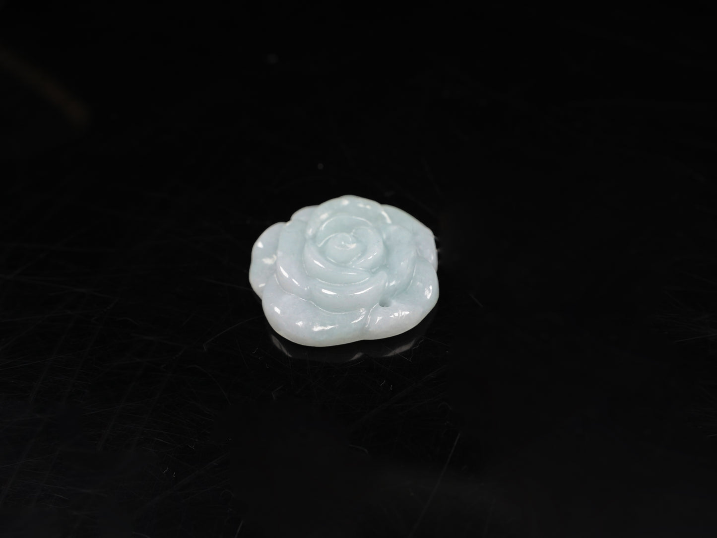 Four individually colored blooms loose jadeite.