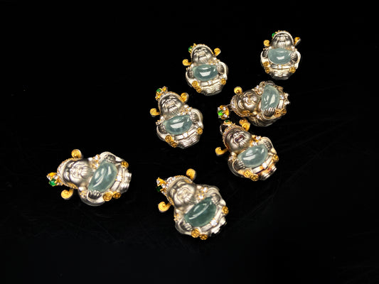 A aqua ingot fortune god group.