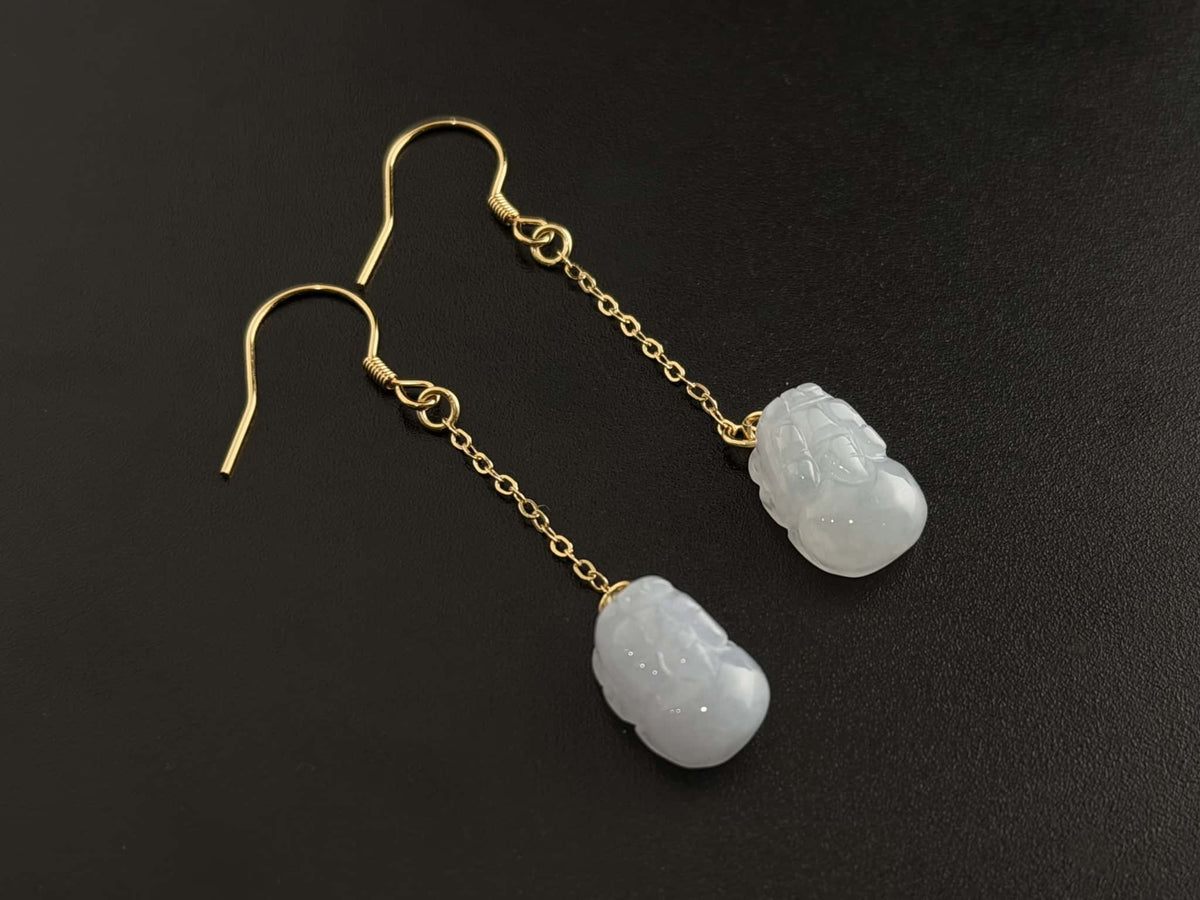 S925 Silver Ear Chains Style1 (Gold)