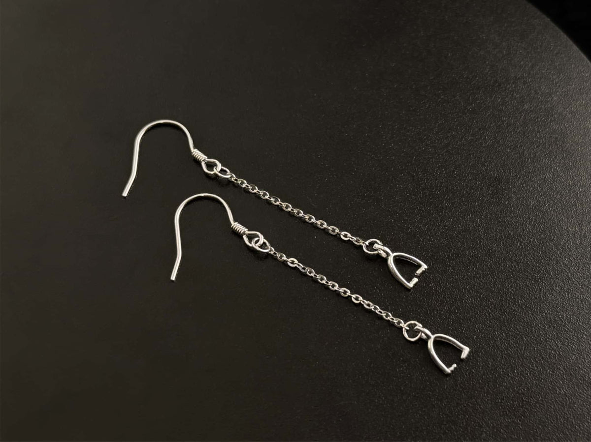 S925 Silver Ear Chains Style1 (Sliver)