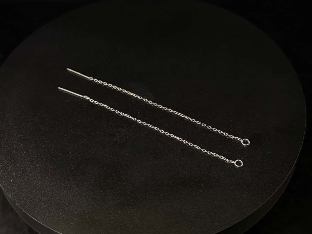 S925 Silver Ear Chains Style2 (Sliver)