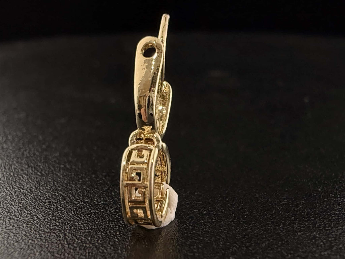 S925 Silver Pendant Bail (Gold)