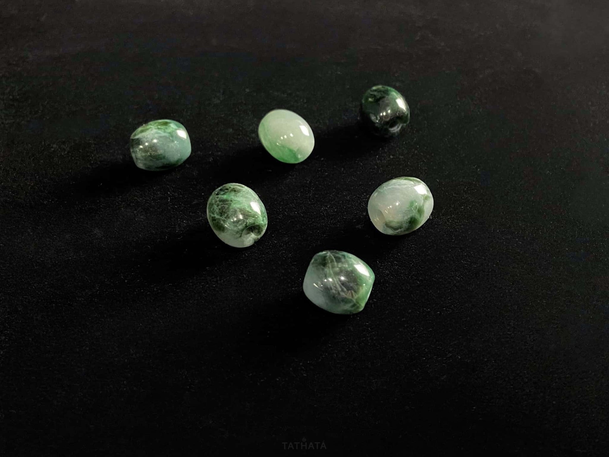 A forest dew lucky barrel loose jadeite.