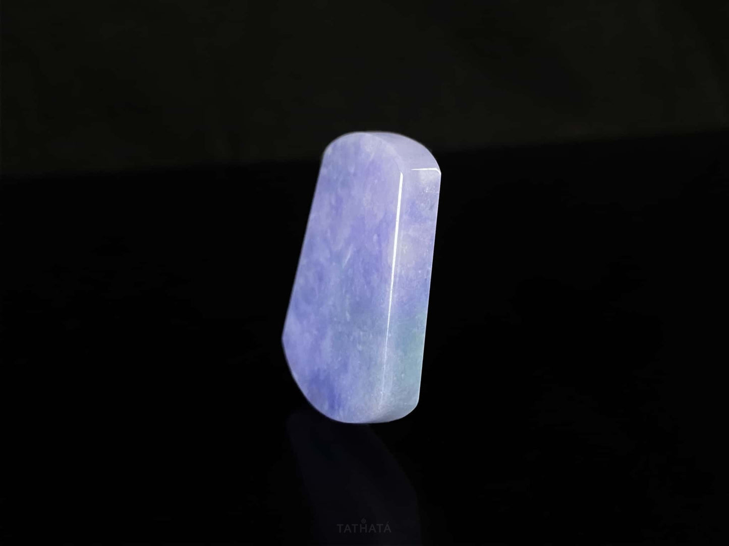 Dreamy Eggplant Purple · Nature Burmese Loose Jadeite