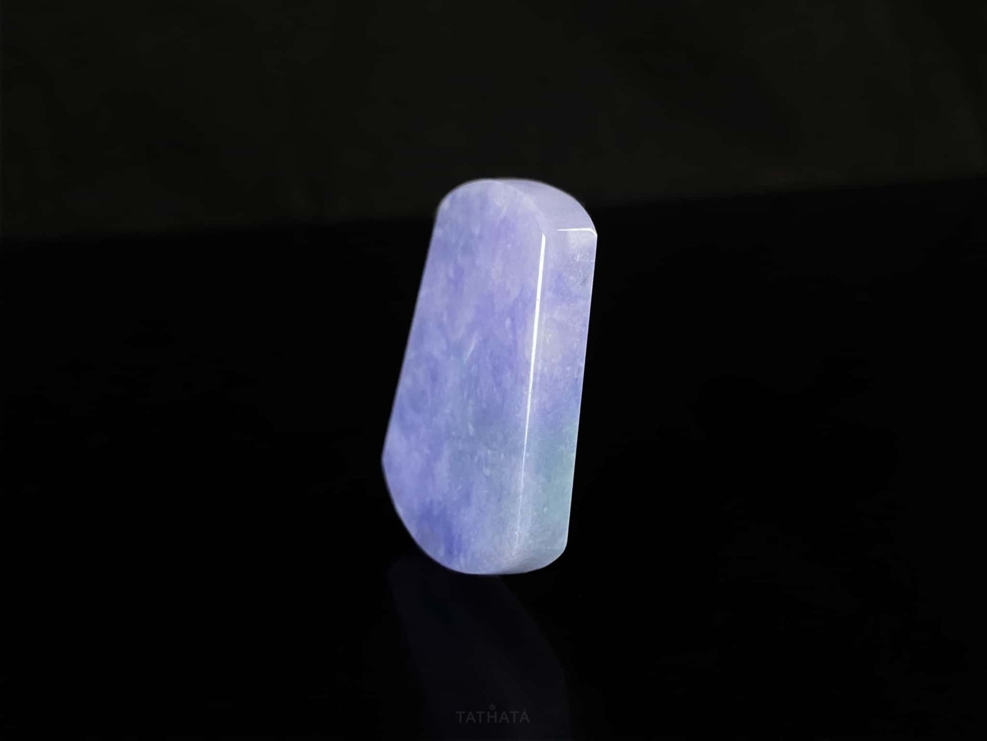 Dreamy Eggplant Purple · Nature Burmese Loose Jadeite