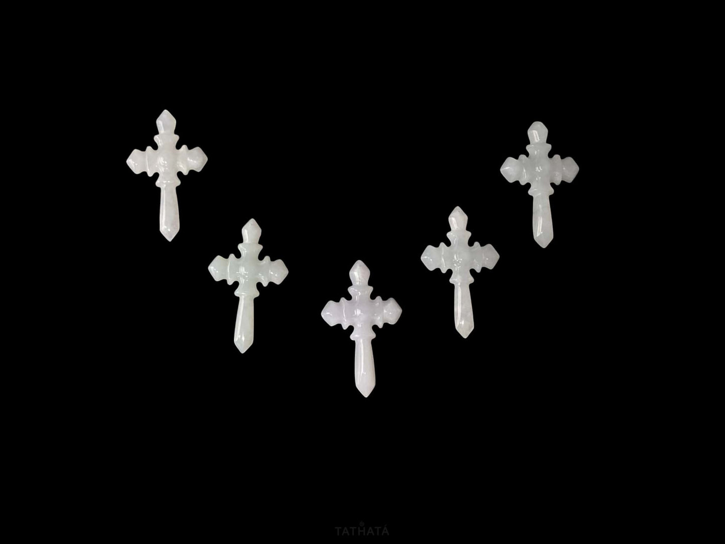 A milky frost cross loose jadeite.