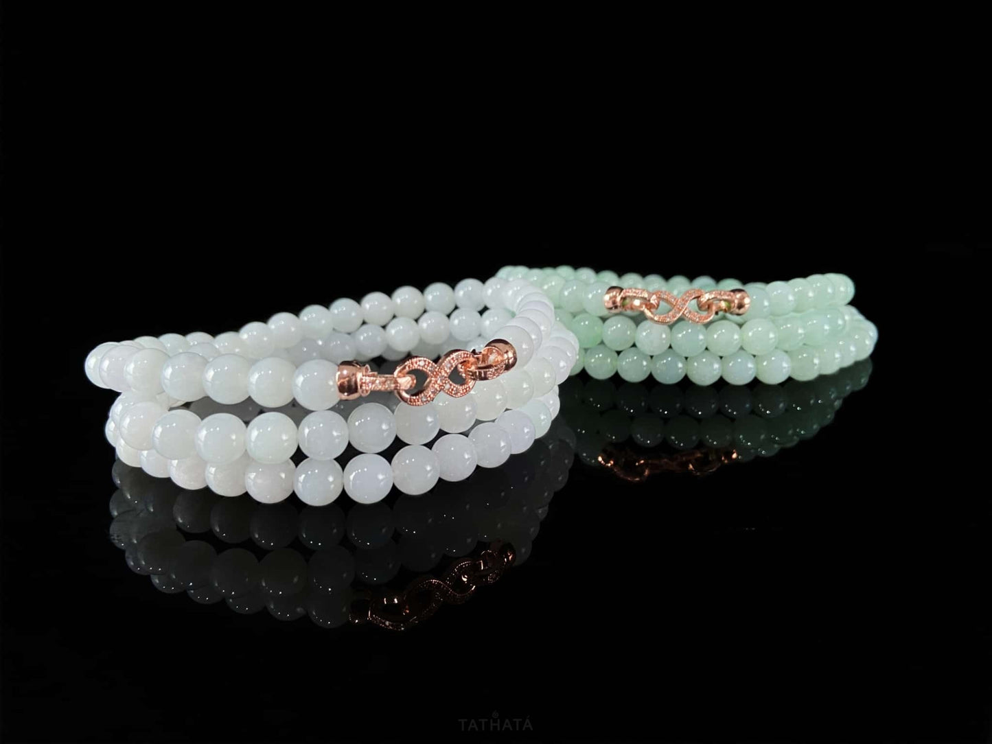 Whispering Mint‑Hue Aura · Nature Burmese Jadeite Bracelet